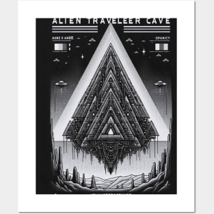 Alien Traveler Cave Posters and Art